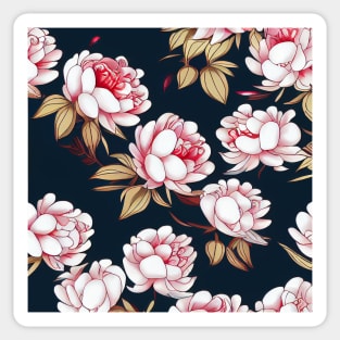 Pink Peonies Sticker